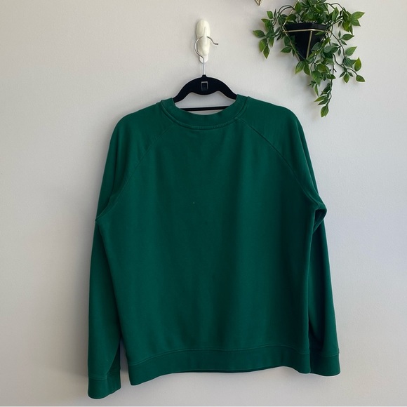 SWEATSHIRT ADIDAS TREFOIL CREWNECK in Collegiate Green Small - Picture 12 of 12